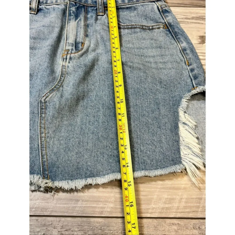 Cello ladies mini jean skirt size S